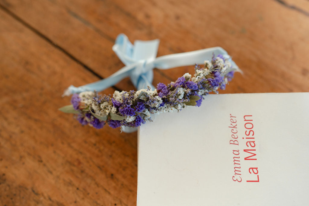 Couronne de tête en fleurs séchées pour cérémonie - Enfant - BERDER