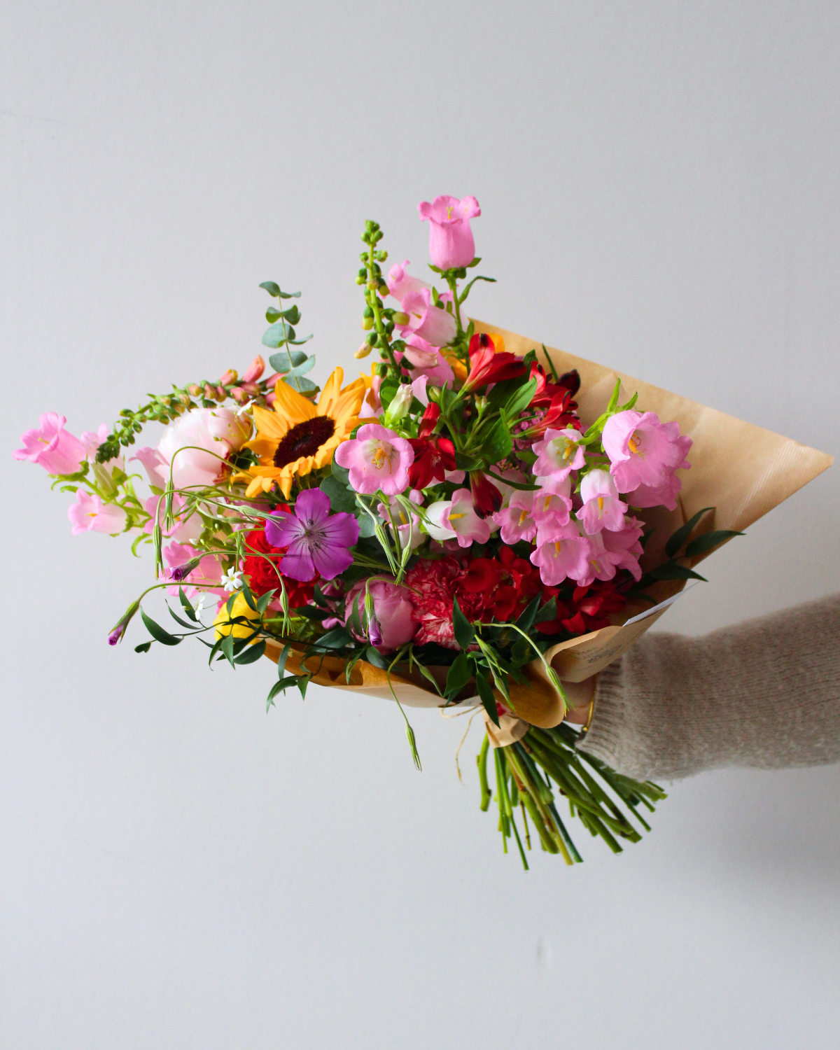 Carte cadeau Les bottes d'Anémone | Bouquet de fleurs fraiches