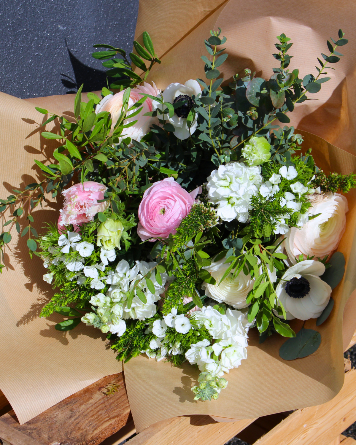 Gerbe de fleurs pour enterrement