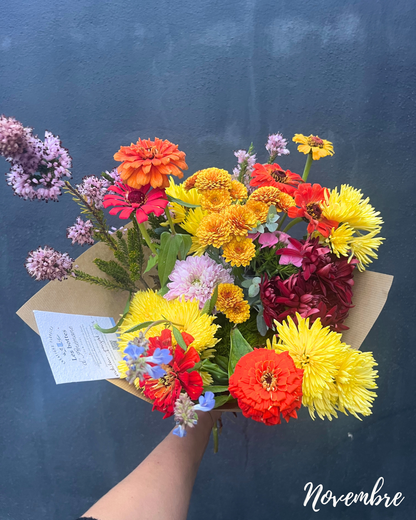 Abonnement floral Morbihan livraison bouquet mensuel Vannes