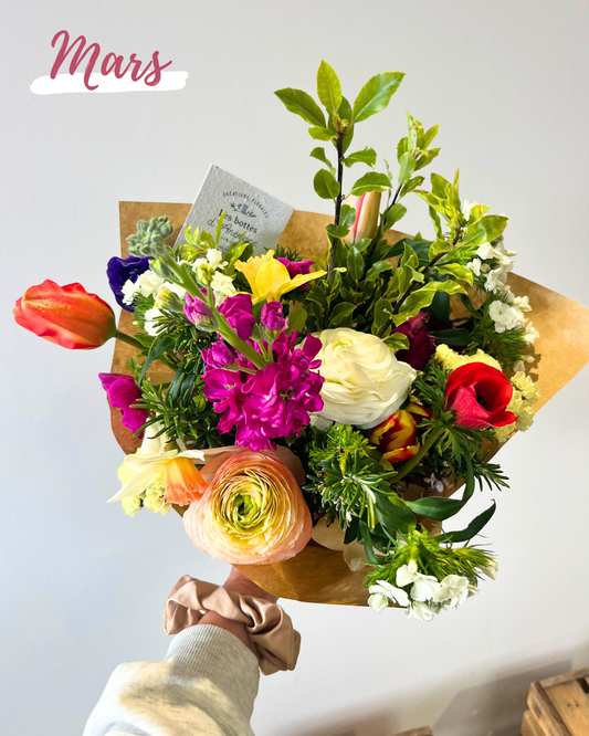 Abonnement floral Morbihan livraison bouquet mensuel Vannes