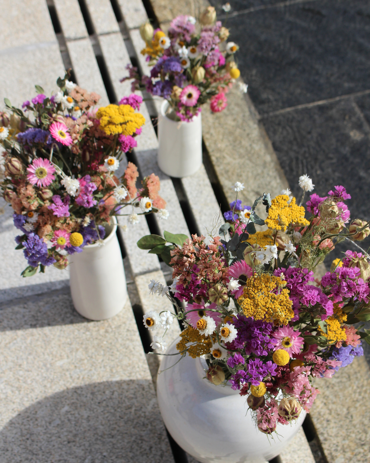 Bouquet de fleurs séchées - POP (Multicolore)