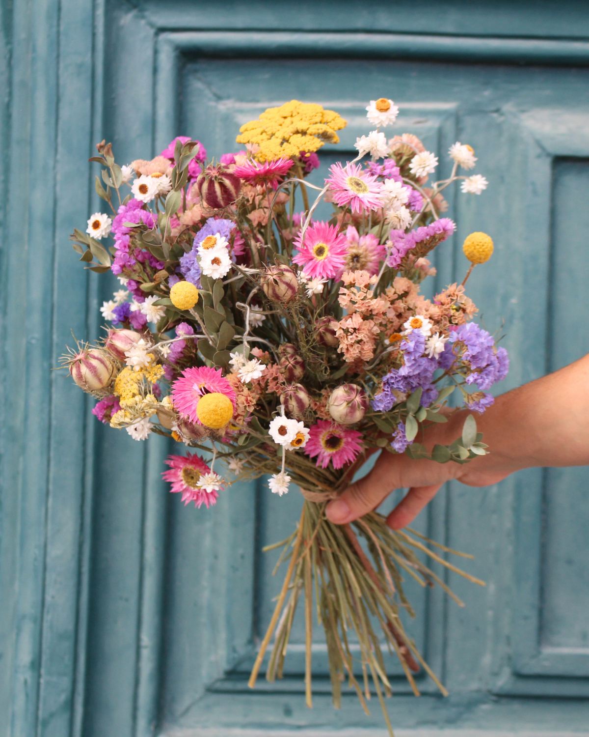 Bouquet de fleurs séchées - POP (Multicolore)