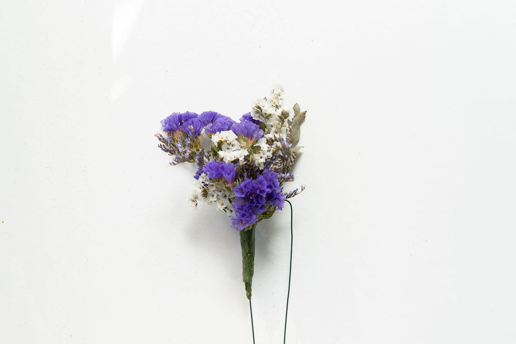 Pic à chignon en fleurs séchées pour cérémonie - BERDER
