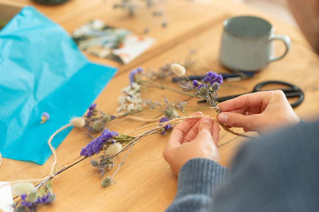 Atelier : Créez vos guirlandes en fleurs séchées (janvier à mars)