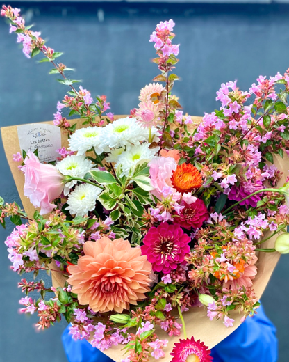 Carte cadeau Les bottes d'Anémone | Bouquet de fleurs fraiches