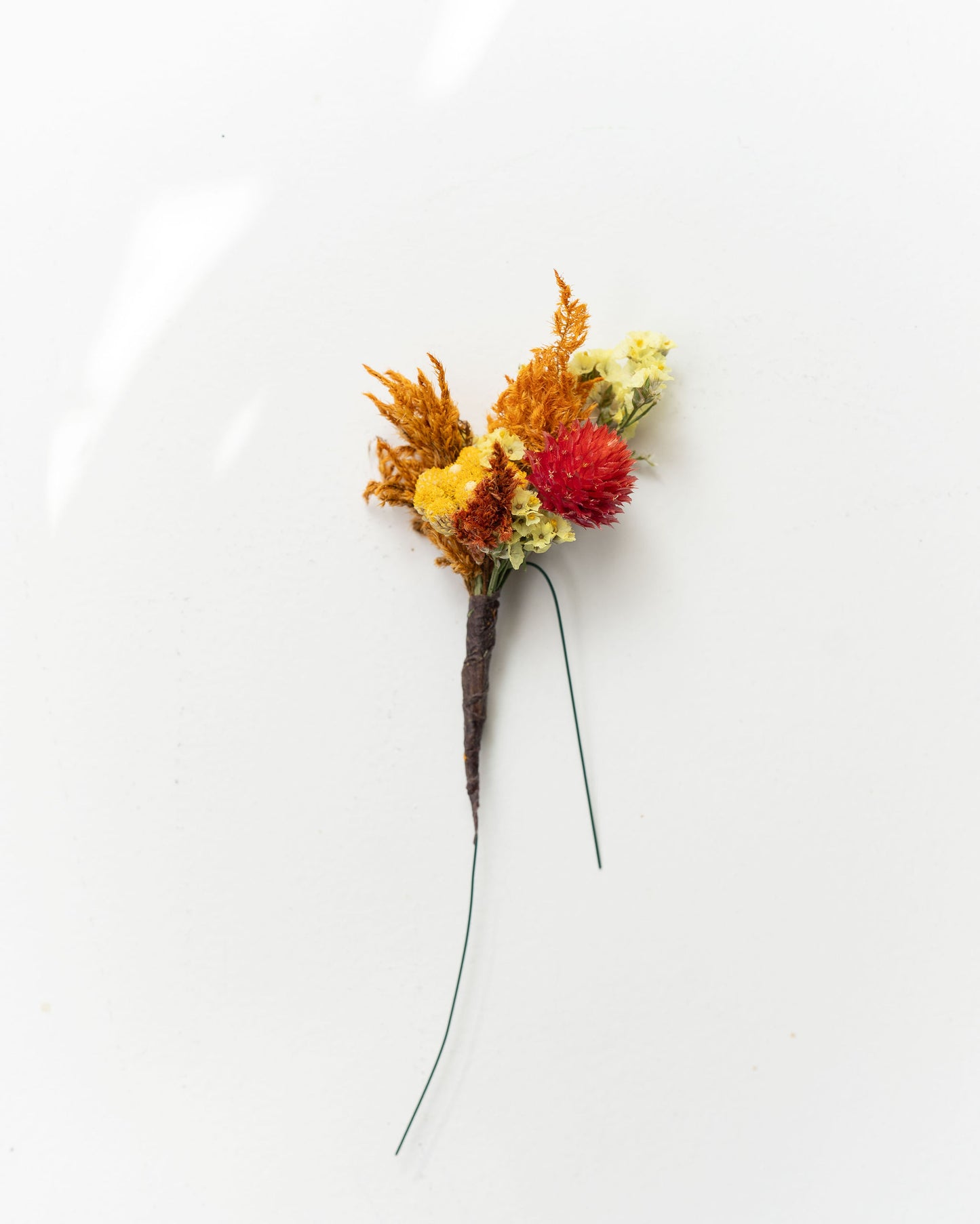 Pic à chignon en fleurs séchées pour cérémonie - BREHAT