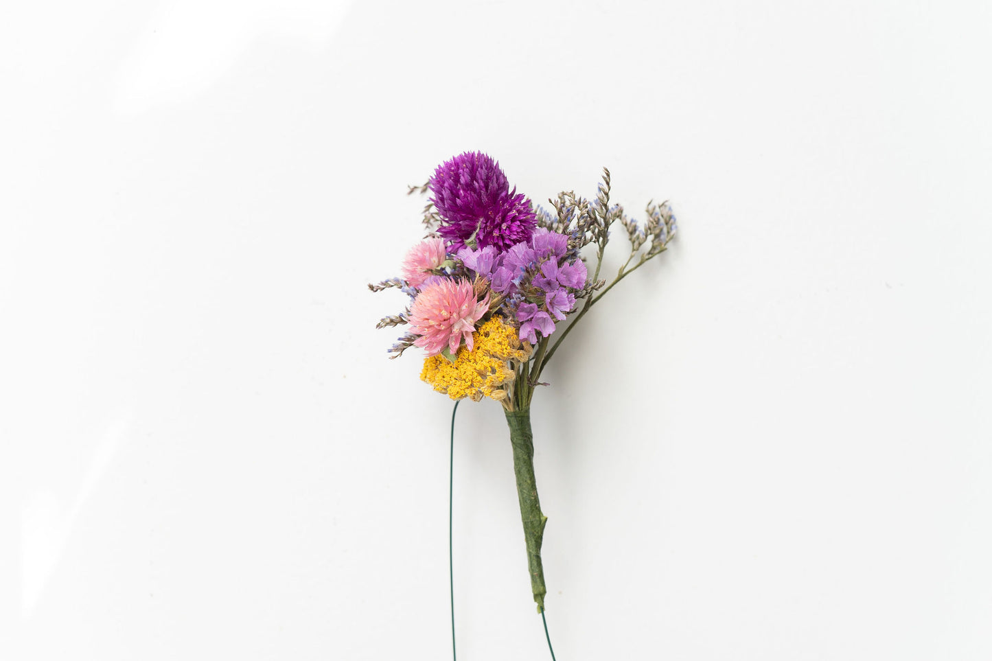 Pic à chignon en fleurs séchées pour cérémonie - MOLENE