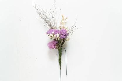 Pic à chignon en fleurs séchées pour cérémonie - GROIX